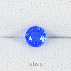 0.12 ct ULTRA RARE COLLECTION GEMS NATURAL ROYAL BLUE HAYUNE Round See Vdo SPO