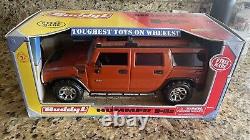 1/12 SCALE 2003 BUDDY L STEEL 15 HUMMER Maroon Red IMPERIAL TOYS NEW RARE