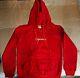100% Authentic Medium Brand New Royal Red Usa Rare Supreme Sweater Hoodie Usa