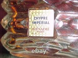 1930s CHYPRE IMPERIAL PARFUM in CASKET STUNNING BOTTLE RARE FIND