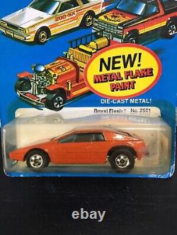 1981 Hot Wheels Lotus Mint New Royal Flash New On Blister Pack Rare Card
