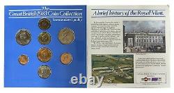 1983 Royal Mint Martini Uncirculated Coin Set-Including ERROR 2p NEW PENCE Rare