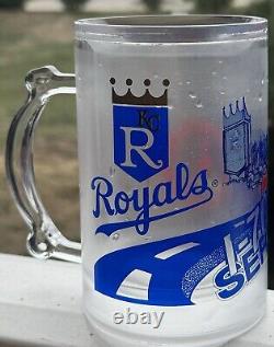 1997 Rare Freezer Mugs From Royals Cardinals I-70 Series Collectible. New In Box