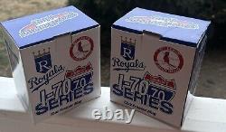 1997 Rare Freezer Mugs From Royals Cardinals I-70 Series Collectible. New In Box