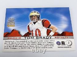 2000 Pacific Royale Tom Brady Patriots Rookie Royalty #2 RC NM RARE RC