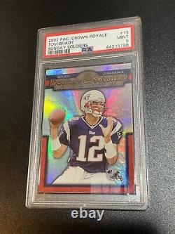 2002 Refractor Crown Royale #13 Tom Brady Sunday Soldiers PSA 9 Mint GOAT RARE