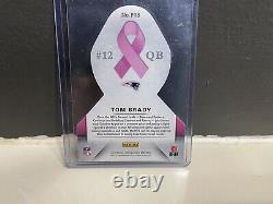 2015 Crown Royale Tom Brady Pink Ribbon BCA Green Refractor Die-Cut #PR8 RARE