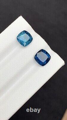 3.35 Carats Royal Blue Colour Tourmaline Pair Rare And Exceptional Colour