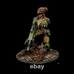 40K FW Astra Militarum Imperial Guard Painted Rare Cadian Female Elite Sniper