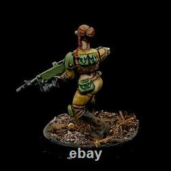 40K FW Astra Militarum Imperial Guard Painted Rare Cadian Female Elite Sniper