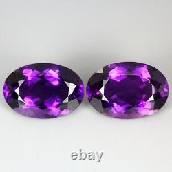 47.250 Ct Unique Rare Royal Purple Natural Amethyst Aaa+ Grade Matching Pair