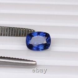 5.00 Ct. Cushion Cut Blue Ceylon Sapphire Natural Royal RARE Loose Gemstone VVS1