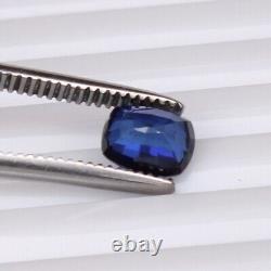 5.00 Ct. Cushion Cut Blue Ceylon Sapphire Natural Royal RARE Loose Gemstone VVS1