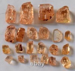 65 Grams Beautiful Lot of Rare Imperial Topaz Crystals From Katlang Mardan KPK P