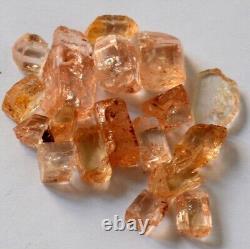 65 Grams Beautiful Lot of Rare Imperial Topaz Crystals From Katlang Mardan KPK P