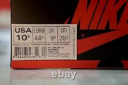716371-040 Nike Air Jordan 1 X Fragment Black Sport Royal DS Sz 10.5 NIB Rare