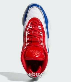 Adidas Crazy BYW Icon 98 Men's Sz 10.5 Scarlet White Royal EE6879 RARE New