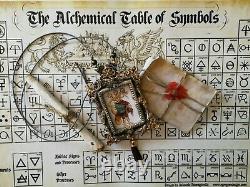Alchemy witchcraft talisman white black magic occult esoteric pagan rare jewelry