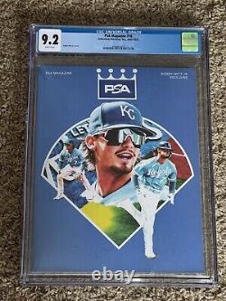 BOBBY WITT JR Rare PSA Magazine JUNE 2023 Kansas City Royals No Label CGC 9.2