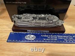 BRAND NEW RARE Royal Caribbean Symphony Of The Seas Pewter Cruise Ship Model