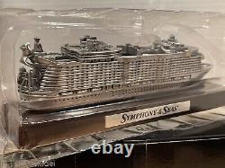 BRAND NEW RARE Royal Caribbean Symphony Of The Seas Pewter Cruise Ship Model