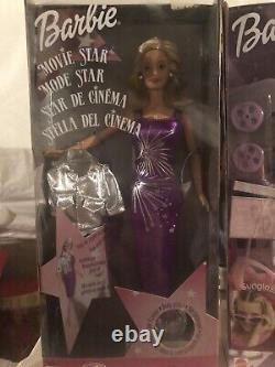 Barbies Lot 1990s 2000s Mattel Vintage Rare New Movie Star Royal Enchantment