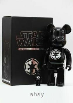 Bearbrick 400% & 100% Star Wars Imperial Be@rbrick 2 Pack Brand New Rare Medicom