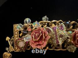 Betsey Johnson Imperial Fox Toggle Bracelet Rare 11