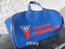 Brand New Rare Vintage Imperial Roadways Trucker's Travel Bag