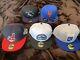 Brand New With Tags Rare Mlb Fitted Hats 7 5/8. Mets Rockies Indians Royals