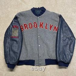 Brooklyn Royal Giants Jacket Men 2XL Negro League Baseball Rare Varsity New York