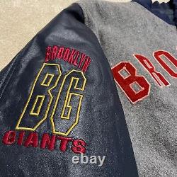 Brooklyn Royal Giants Jacket Men 2XL Negro League Baseball Rare Varsity New York