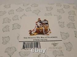 Charming Tails Fitz and Floyd You Deserve The Royal Treatment 98/392 New Rare
