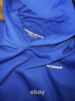 Chrome Hearts Hoodie Space Matty Boy Sweatshirt Royal Blue Rare Pullover Sz L