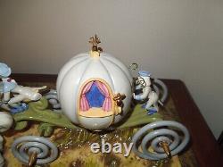 Cinderella Porcelain Carriage, By Royal Doulton, Rare Disney Collectors Piece