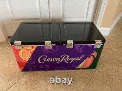 Crown Royal Rolling Cooler with Fancy colors of the Crown Line. Extremly Rare