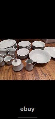 Crown ming fine china Royal Palm 42 Piece RARE Amazing Condition