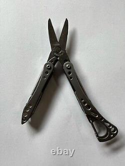 Discontinued LEATHERMAN Style CS Keychain Multitool Royal Blue Rare