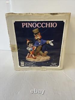 Disney Pinocchio with Honest John Figurine by Royal Orleans Hand Painted RARE