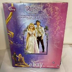 Disney Royal Celebration Tangled Rare White Shirt Flynn Rapunzal 2 Doll Set NIB