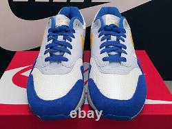 Ds 2018 Nike Air Max 1 Uk10.5 Eu45.5 Signal Blue Og Royal 90 Bw 180 2 95 97 Rare