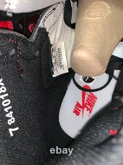 Ds New 2016 Nike Air Jordan 1 I Banned Mens Size 7 Bred Royal Toe Rare Og 6.5