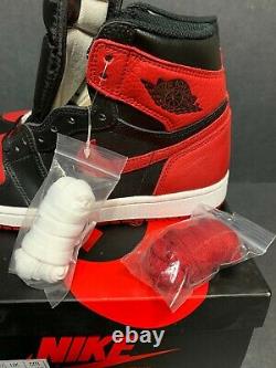 Ds New 2016 Nike Air Jordan 1 I Banned Mens Size 7 Bred Royal Toe Rare Og 6.5