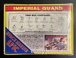 Epic Space Marine Imperial Guard (1993) Warhammer 40k Sealed OOP Vintage Rare