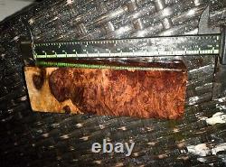Extremely Rare Figure Royal Honduras Rosewood Burl With Tad Sap
