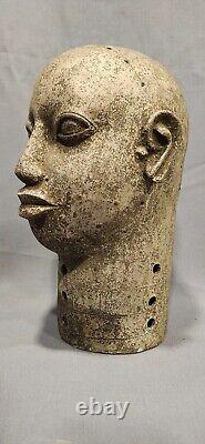 Extremely Rare Royal Benin Aluminum Casting, Yoruba / Benin. #59