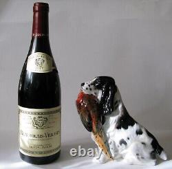 Extremely Rare Royal Doulton Large Springer Spaniel with Pheasant HN 1137 Figurine