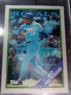 Flawless Ultra Rare Multiple Error Bo Jackson Royals 1988 Topps #750