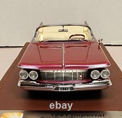 GLM 143 1961 Imperial Crown Convertible Dubonnet Poly/Cream STUNNING! RARE