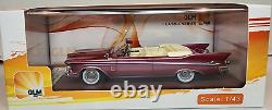 GLM 143 1961 Imperial Crown Convertible Dubonnet Poly/Cream STUNNING! RARE